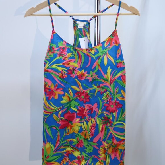 J.Crew Vibrant Floral Print Cami Top - Size 2 NEW WITH TAG! - Picture 3 of 3